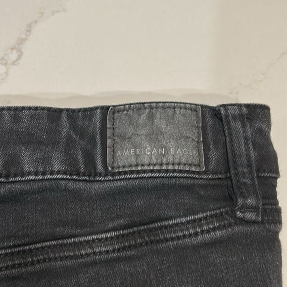 American Eagle Black Distressed Jeans Skinny Plus Size 18 - Picture 11 of 11